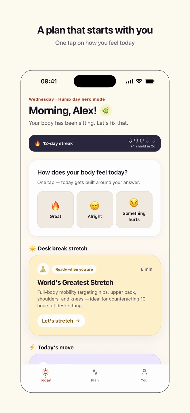 A plan that starts with you