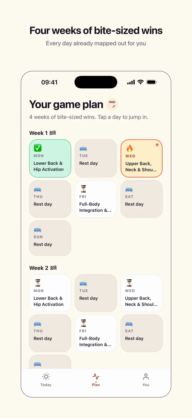 Four weeks of bite-sized wins